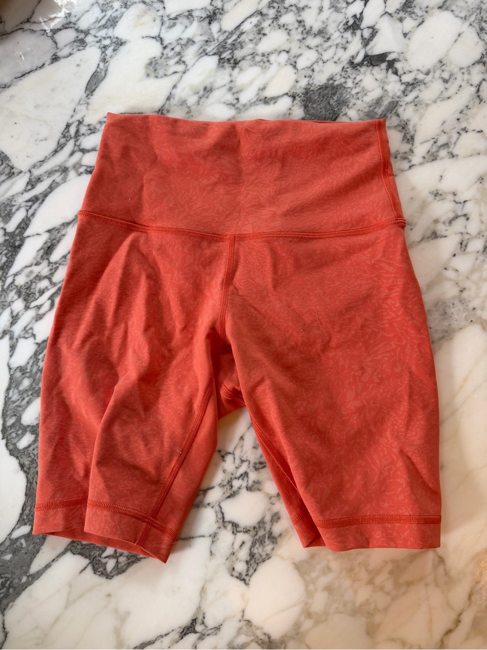 lululemon athletica High-Rise Bike Shorts in Coral